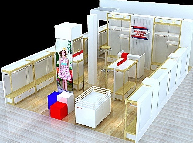 济南童装烤漆展柜制作济南童装展柜设计济南童装展柜设计与制作加工工厂