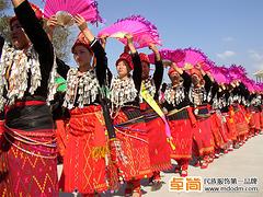 好看的景颇族服饰【供售】|安徽景颇族服装