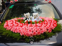 武汉完美的婚车扎花