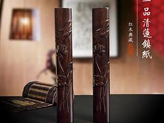 出售福建热销的非洲酸枝木雕花镇尺|漳州镇尺