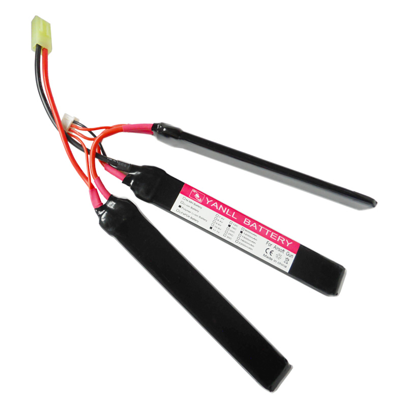 动力CS模型长扁三胞胎锂电池11.1V 1500mAh