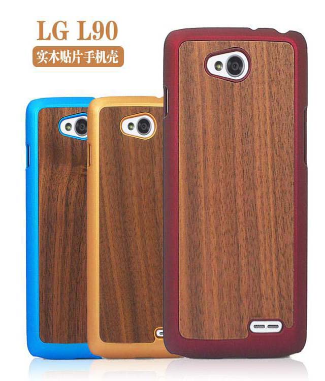 LG l90实木贴片手机保护壳