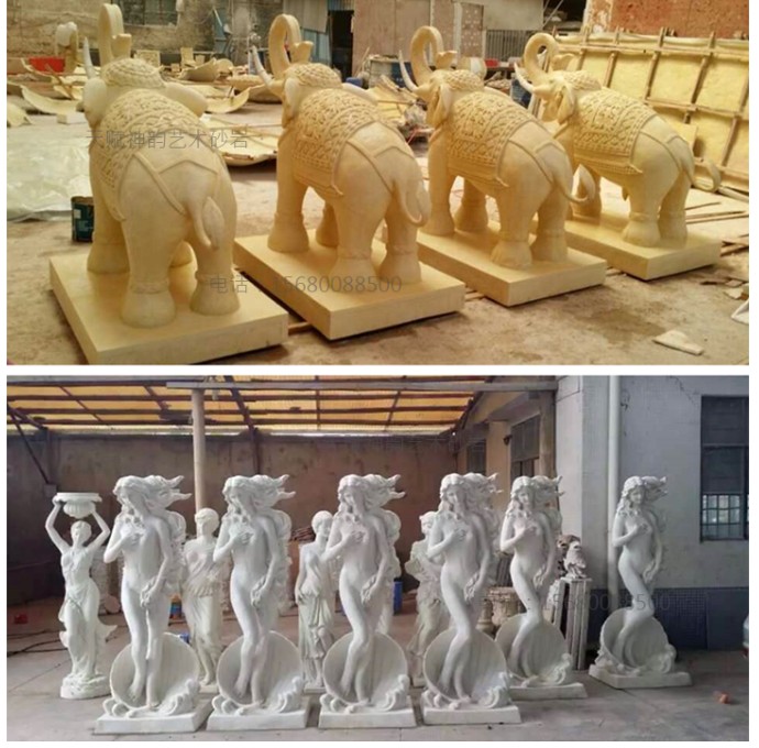 砂岩雕塑动物手工雕塑圆雕园林别墅装饰艺术砂岩石雕塑摆件吉祥猫-淘宝网