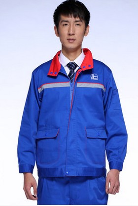 春秋冬季長袖加油站防靜電工作服 成都龐哲服裝廠