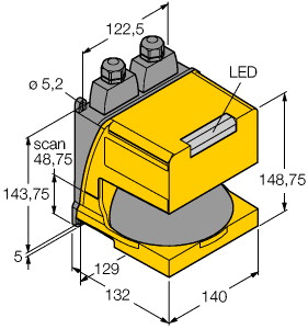 倍加福光電傳感器/NCB5-18GM40