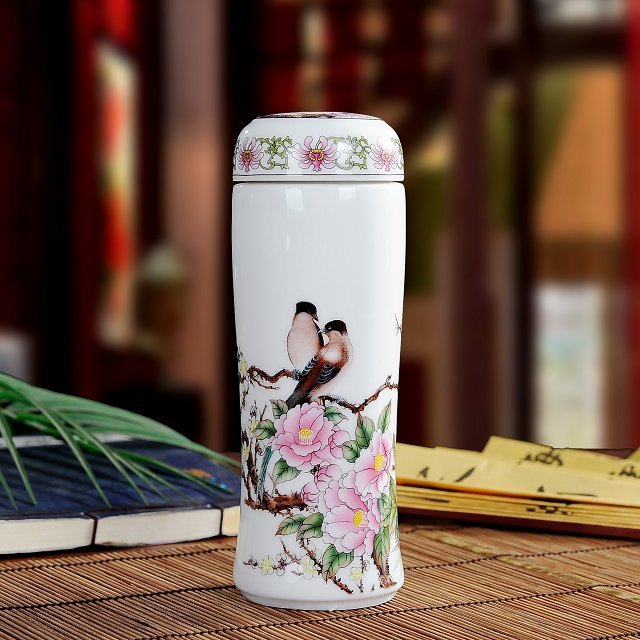 陶瓷保溫杯，景德鎮(zhèn)保溫杯價格，瓷器保溫杯原始圖片3