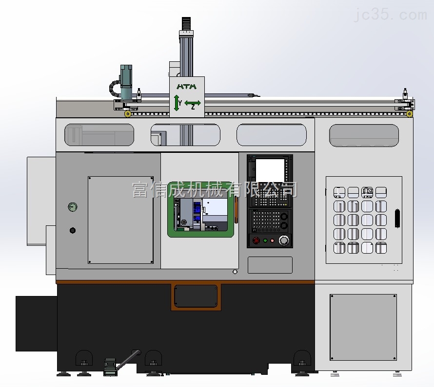 供應富信成HTP08-380 打破國外限制機型的高精密全功能數控車床