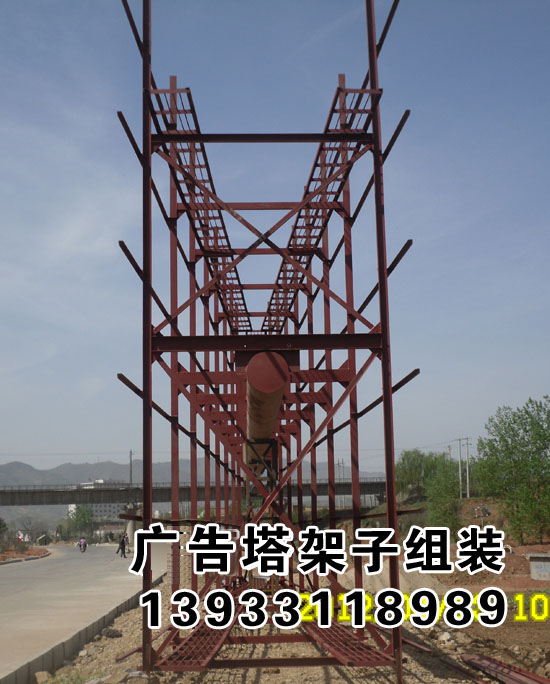 恩施宣恩單立柱高炮廣告牌制作廠家原始圖片2