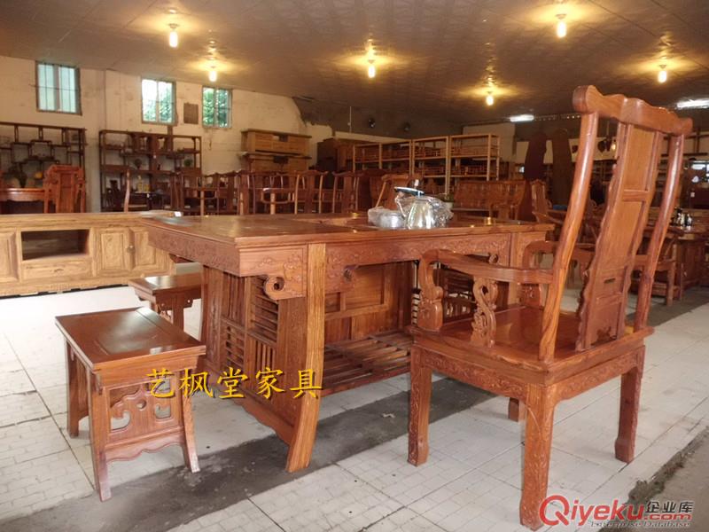 廠家直銷/實木家具/榫卯結(jié)構(gòu)家具/原生態(tài)家具/將軍茶臺YFTH0013原始圖片2