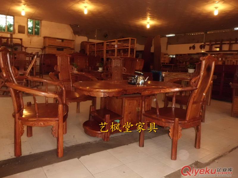 廠家直銷/實木家具/榫卯結構家具/原生態家具/豬腰茶臺YFTH0029