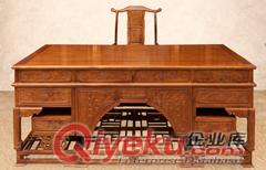 廠家直銷/實木家具/榫卯結構家具/原生態家具/彎角辦公臺YFTH0045