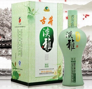 供應zp白酒批發 五十度 濃香型 古井 淡雅青花瓷