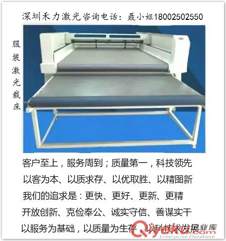 1610機型1995機型全自動送料服裝輔料激光裁床 深圳禾力全自動內衣裁片自動裁剪收邊切割機