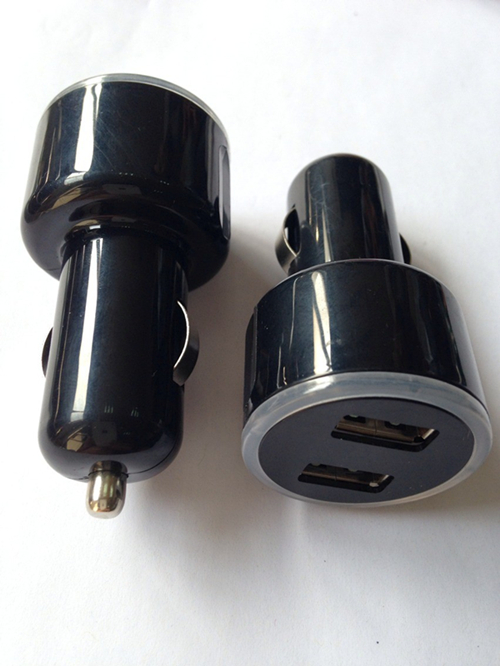 2.1A charger fast charging mobile phone accessories Dual USB car charger with CE SGS原始圖片3