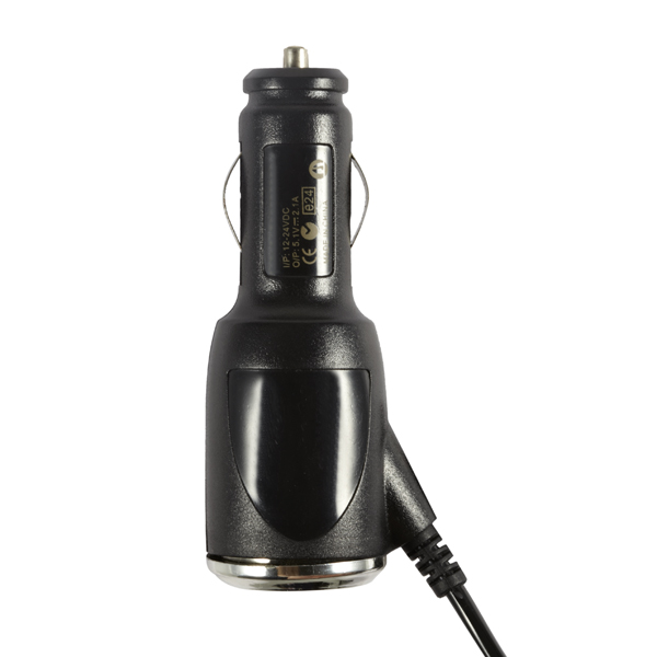 Factory Direct Car Charger with Spring Line for i7/6/5, Android Mobile Phone device