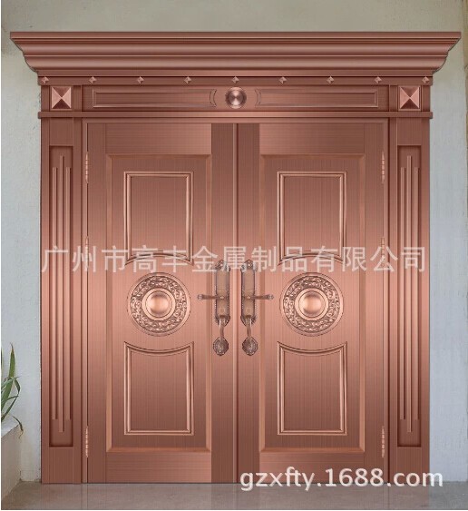  銅紗網(wǎng)門、廣州設計真銅門 ，高豐金屬制品原始圖片2
