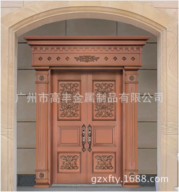   銅紗網門、廣州設計真銅門 ，高豐金屬制品原始圖片3
