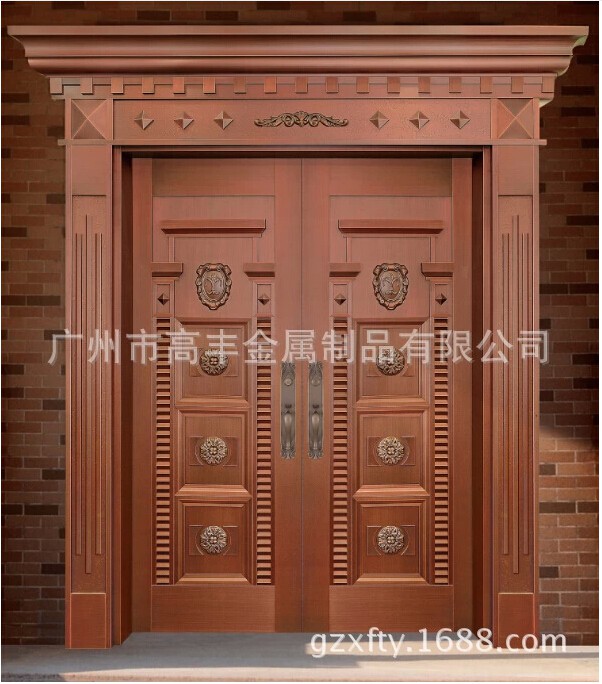   銅紗網門、廣州設計真銅門 ，高豐金屬制品原始圖片2