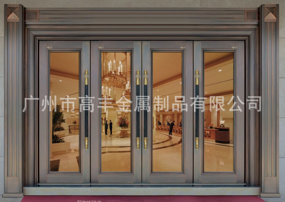   銅紗網門、廣州設計真銅門 ，高豐金屬制品原始圖片3