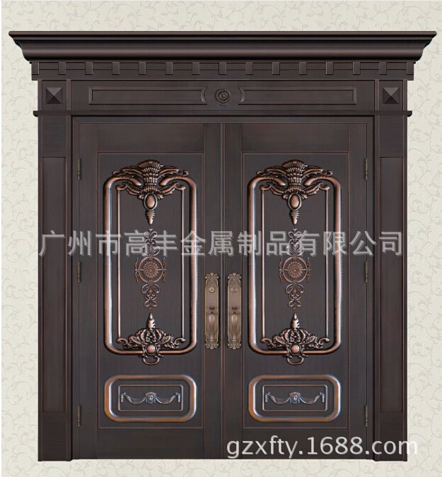 廣州純銅門,廣州設(shè)計真銅門,廣州純銅門制造廠原始圖片2