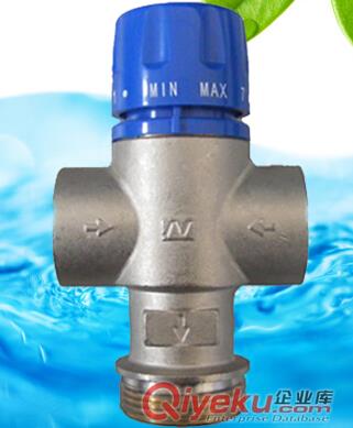 管道恒溫混水閥 工程恒溫混水閥 太陽能恒溫閥廠家