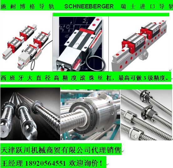 施耐博格導軌和伊比蘭伽大絲杠