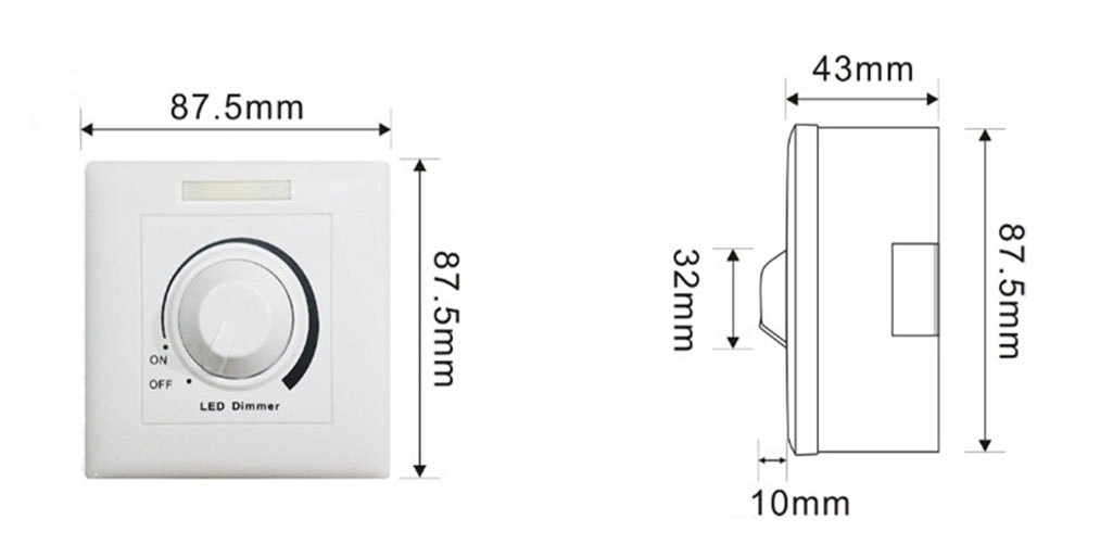 SK502B-HV 500W 紅外線調光器/后延調光器/可控硅調光器
