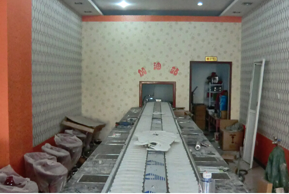回轉火鍋傳送設備生產廠/金升回轉火鍋傳送設備
