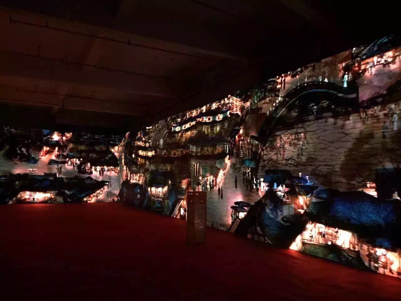 合肥3D動態展覽清明上河圖租賃，清明上河圖畫展道具出租