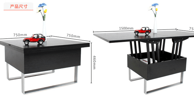 宁夏多功能升降餐台茶几生产批发厂家