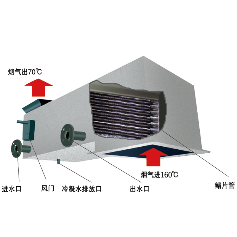 管壳式锅炉冷凝器/北京鑫邦环保设备