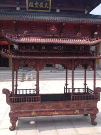 廠家制作長方銅鐵香爐訂做各種規格銅鐵香爐原始圖片2