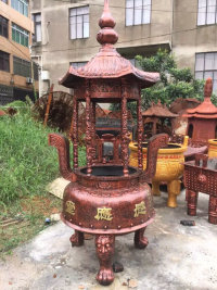 廠家制作長方銅鐵香爐訂做各種規格銅鐵香爐原始圖片3