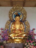 廠家制作觀音佛像定做大型觀音坐像定制寺廟觀音佛像原始圖片2