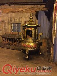 廠家制作一層銅寶鼎香爐定做0.8*2.0規(guī)格一層銅寶鼎香爐