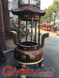 廠家制作二層六龍柱香爐定做1.0*3.2米規(guī)格圓形二層六龍柱香爐