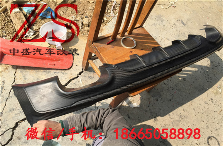 寶馬2系F22 M235i 220i M220i改裝 碳纖維后唇 后擾流排氣管原始圖片2