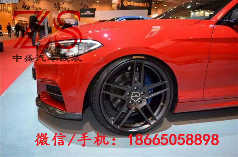 寶馬2系F22M235i改裝EXOT小包圍碳纖維前后唇包角前擾流原始圖片3