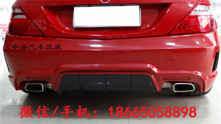 奔馳 R172SLK200300350 改裝WALD大包圍 改裝前杠后杠碳纖維尾翼