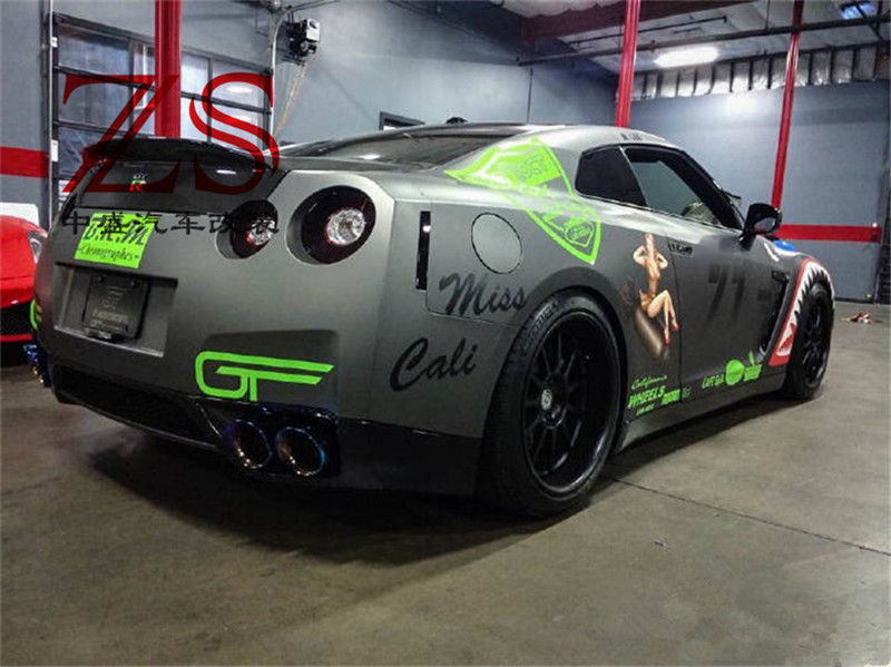 NISSAN日產(chǎn)R35碳纖維尾箱蓋GT-R35后備箱 GTR35碳纖維行李箱蓋原始圖片2