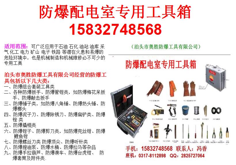 河南 勝防 EX-ASZHJWX 防爆檢維修專用組合工具箱 泊頭奧勝廠家直銷原始圖片2
