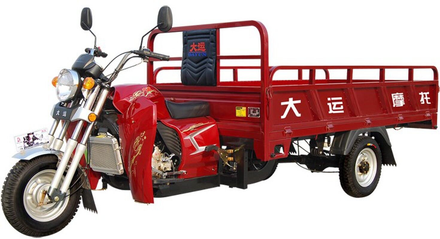 雙減震的大運三輪摩托車tj原始圖片3