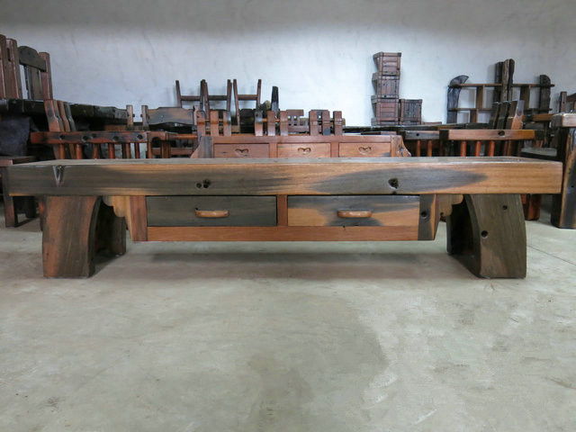 聊城百年古船老船木家具廠(chǎng)價(jià)直銷(xiāo)