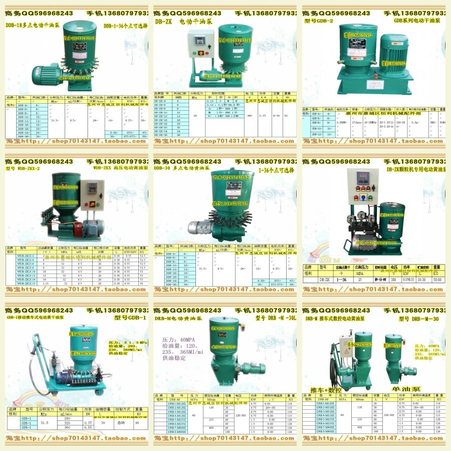 DRB 電動(dòng)干油泵、電動(dòng)黃油泵、電動(dòng)濃油泵原始圖片3
