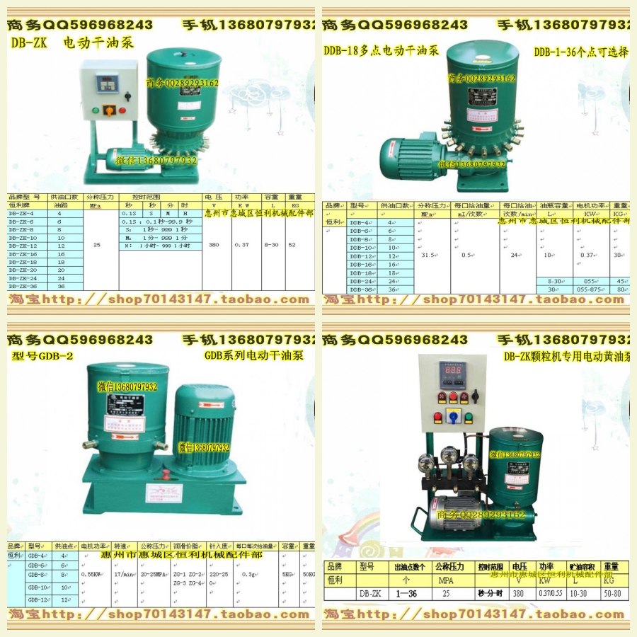 GDB电动浓油泵、干油泵、黄油泵