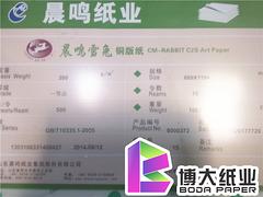 新品80g晨鳴雪鷹單面銅版紙，博大紙業提供——80g晨鳴雪鷹單面銅版紙的生產廠家