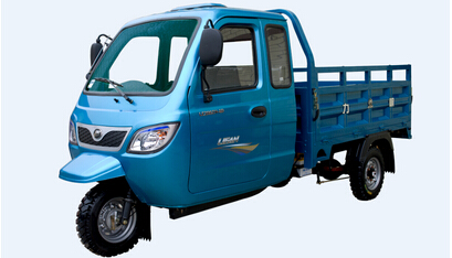 力帆六代200水冷三輪摩托車，雙缸拉貨三輪車，方向盤駕駛室三輪車配件原始圖片2