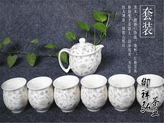 安徽茶具套裝_在哪能買到七頭雙層金線功夫茶具套裝