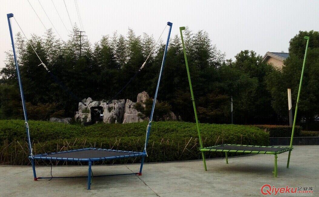 供應(yīng)折疊版兒童蹦極圖片，單人小蹦極價(jià)格，鋼架兒童蹦極材質(zhì)原始圖片2