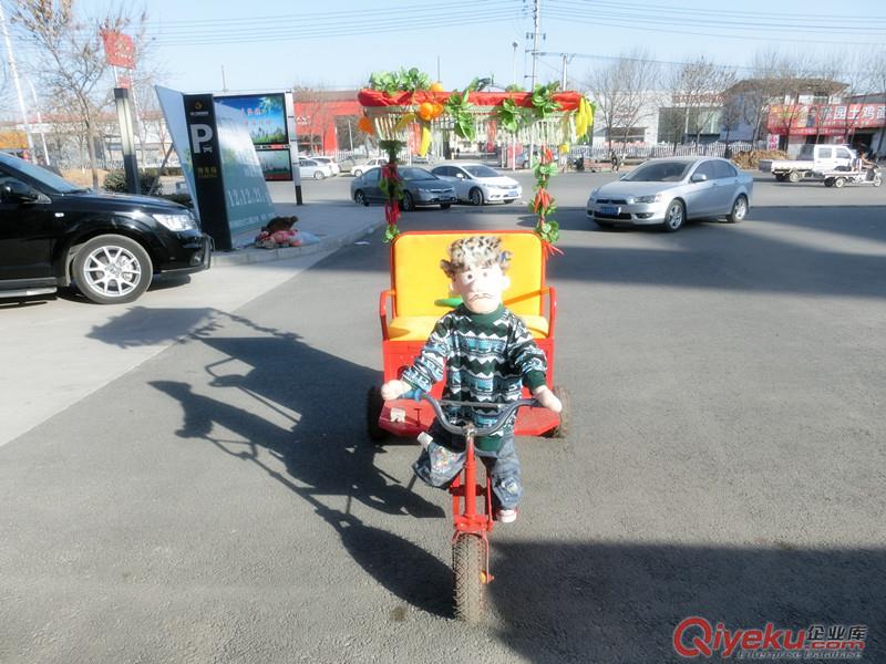 供應兒童喜愛的機器人蹬車造型，FZ版熊大騎三輪車視頻價格原始圖片2